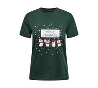 ONLY Camiseta para Mujer Onlkita Life Reg S/S Top Box Xmas JRS, Pino Ponderosa, M