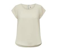 Only Camiseta para Mujer Onlvic S/S Solid Top Noos Ptm, Moonbeam, 48