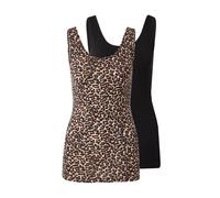 ONLY Camiseta térmica 'ONLLive Love' crema / brocado / negro XL crema / brocado / negro