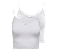 ONLY Camiseta térmica 'ONLVICKY' blanco, Talla XS-S