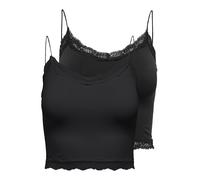 ONLY Camiseta térmica 'ONLVICKY' negro, Talla XS-S