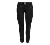 ONLY Cargo Trousers ONLMISSOURI Regular Waist Slim Fit Cargo Trousers Black 34 30 Black 1