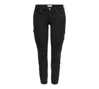 ONLY Cargo Trousers ONLMISSOURI Regular Waist Slim Fit Cargo Trousers Black 40 32 Black 1