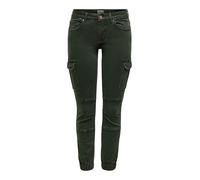 ONLY Cargo Trousers ONLMISSOURI Regular Waist Slim Fit Cargo Trousers Rosin 34 32 Rosin