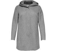 ONLY Carmakoma Abrigo de entretiempo 'Sedona' gris moteado XL-XXL gris moteado