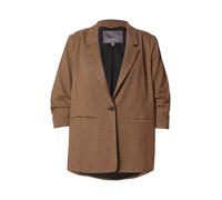 ONLY Carmakoma Blazer 'CARLETTIE' marrón claro / marrón oscuro / negro 44 marrón claro / marrón oscuro / negro
