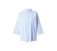ONLY Carmakoma Blusa 'CARAUGUSTA' azul / blanco 4XL azul / blanco