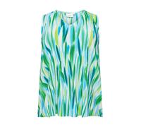 ONLY Carmakoma Blusa 'LISSETA' azul / verde / blanco MxTallas normales azul / verde / blanco