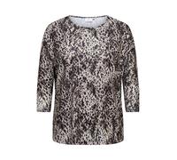 ONLY Carmakoma Camiseta 'ALBA' marrón / blanco L EUR