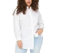 ONLY CARMAKOMA Camiseta Carnora WVN Noos para Mujer, Talla 44, Color Blanco Brillante, Blanco Brillante, 46