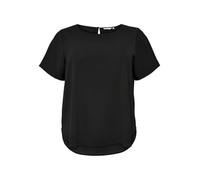 Only Carmakoma Carvica SS AOP Top Noos Camiseta, Negro, 50 Grande para Mujer