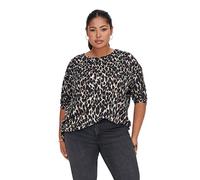 Only Carmakoma Caralba 3/4 Top Noos - Camiseta de Manga Larga Top Mujer (Pack de 1)