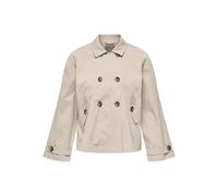 ONLY Carmakoma Short Trenchcoat Carapril Life Otw Noos-Gabardina Corta, Oxford Tan, XL Mujeres