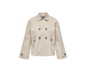 ONLY Carmakoma Carapril Life - Abrigo corto para mujer OTW Noos, Oxford Tan, XL