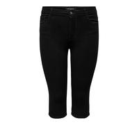 ONLY Carmakoma Caraugusta Life HW Skinny Knickers Black, Pantalones Cortos Mujer, Negro, 44