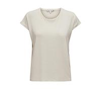 Only Carmakoma Carclaudia Life S/S Glitter Top Noos, Cloud Dancer, L Mujeres