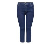 ONLY Carmakoma Carhush Mid Skinny ANK RW DNM Akm187, Dark Azul Denim, 46W / 32L