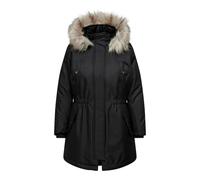 ONLY CARMAKOMA Carirena Parka Coat Otw, abrigos hombre De las mujeres, Black, S-42/44