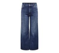 ONLY Carmakoma Carjuicy HW Wide Leg Rea255, Dark Azul Denim, 54W / 32L