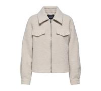 ONLY Carmakoma Carmalo - Chaqueta corta Boucle OTW Noos, piedra pómez, talla 20, Piedra pómez, 48