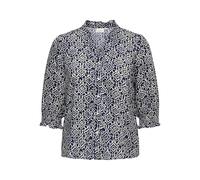 ONLY Carmakoma Carraya - Camiseta 3/4 para Mujer, WVN Noos, Night Sky, Talla 16