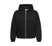 ONLY Carmakoma Carscarlett LS Elastic Zip Hood SWT Noos, Negro, XL