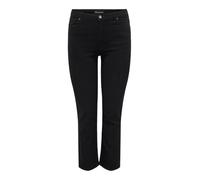 ONLY Carmakoma Carsui Mid Slim Dnm Dia367 Noos Pantalones Vaqueros, Negro Lavado, 50W x 32L Mujeres