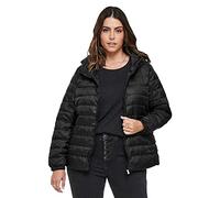ONLY Carmakoma CARTAHOE Quilted Hood Jacket OTW Chaqueta, Negro, S para Mujer