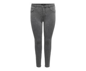 ONLY Carmakoma Carthunder Life Reg Skinny P U Dnm Noos Pantalón, Medium Grey Denim, 44W / 32L Mujeres