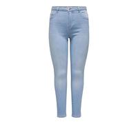 ONLY Carmakoma Carthunder Reg Push Up SK DNM Bj098 Noos, Mezclilla De Color Azul Claro, 50W / 30L