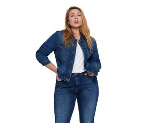 ONLY Carmakoma Carwespa Life Denim Jacket Mbd Noos Chaqueta de jean Mujer (Pack de 1)
