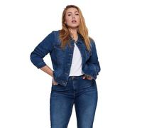 ONLY CARMAKOMA CARWESPA Life Jacket MBD Noos Chaqueta de Jean, Medium Blue Denim, 54 para Mujer