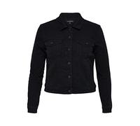 ONLY Carmakoma Carwespa Ls Jacket Black Dnm - Chaqueta Para Hombre, Color Negro Chaqueta de jean Mujer