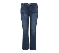 ONLY Carmakoma Carwilly HW Flared Dnm Tai021 Noos Pantalones Vaqueros, Dark Azul Denim, 50W x 32L Mujeres