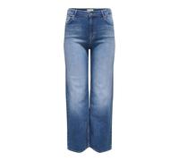 ONLY Carmakoma Carwilly HW Wide Dnm Rea12187 Noos, Medio De Mezclilla Azul, 52W / 34L Mujeres