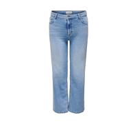 Only CARMAKOMA Carwilly HW Wide DNM Tai006 Noos, Mezclilla De Color Azul Claro, 44W x 32L