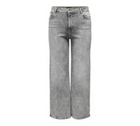 ONLY Carmakoma Carwilly HW Wide DNM Tai0918, Grey Denim, 46W / 32L