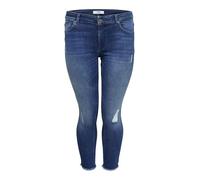 Only Carmakoma Carwilly Reg Skinny ANK Jeans MBD Noos - Vaqueros Skinny Mujer