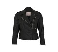 ONLY CARMAKOMA Caremmy Faux Leather Biker Noos Chaqueta, Negro (Black), 42 para Mujer
