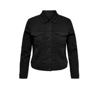ONLY CARMAKOMA CARWESPA LS Jacket Black DNM Chaqueta de Jean, 52 De Las Mujeres