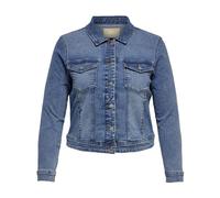 ONLY Carmakoma - Chaqueta Vaquera Wespa Mangas Largas - Jackets - Mujer - Azul - 3XL -