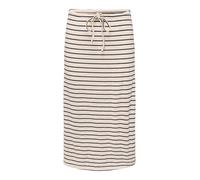 ONLY Carmakoma Falda 'CARJana' negro / blanco lana, Talla 50-52