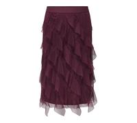ONLY Carmakoma Falda 'CARLafalda' rojo vino, Talla 46-48