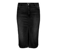 ONLY Carmakoma Falda 'CARRose' negro denim, Talla 52