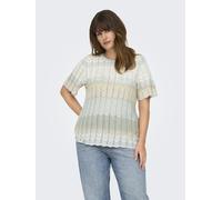 ONLY Carmakoma Jersey azul claro / taupe / verde pastel M azul claro / taupe / verde pastel