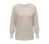 ONLY CARMAKOMA Carnew Adaline L/S Jersey Knt Punto, Piedra Pumice, 52/54 para Mujer