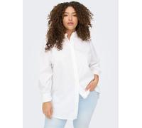 ONLY CARMAKOMA Mujer Camisa Larga de Manga Blusa Talla Grande Plus Size
