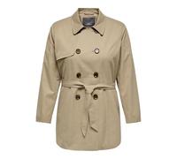 ONLY Carmakoma Trenchcoat Carvalerie Otw Noos-Gabardina, Ginger Root, M Mujeres