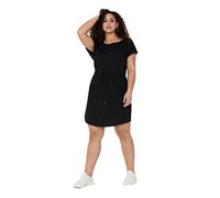 ONLY Carmakoma NOS Carapril SS Knee Dress Solid Noos Vestido, Black, S-42/44 para Mujer