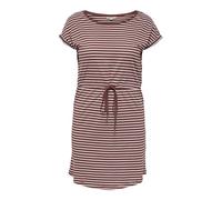ONLY Carmakoma NOS Carapril SS Knee Dress Noos Vestido, Stripes: Cloud Dancer Apple Butter, S-42/44 para Mujer